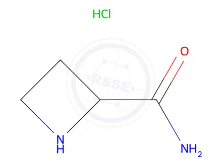 Chemical structure of Azetidine-2-carboxamide Hydrochloride