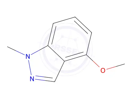 Chemical structure of 4-Methoxy-1-Methyl-1H-indazole