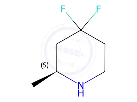 Chemical structure of (S)-4,4-Difluoro-2-methylpiperidine