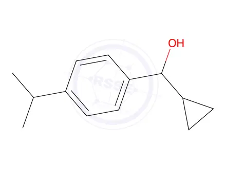 Chemical structure of cyclopropyl[4-(propan-2-yl)phenyl]methanol