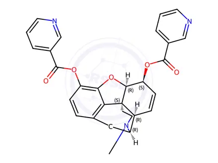 Chemical structure of Nicomorphine