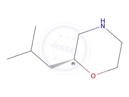 Chemical structure of (R)-2-Isobutylmorpholine