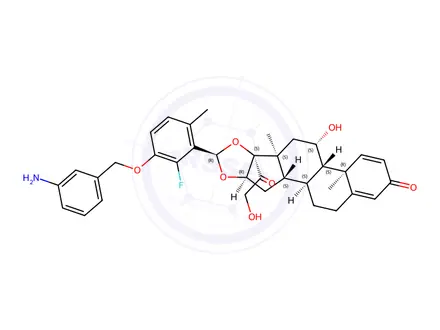 Chemical structure of Glucocorticoid receptor agonist-4