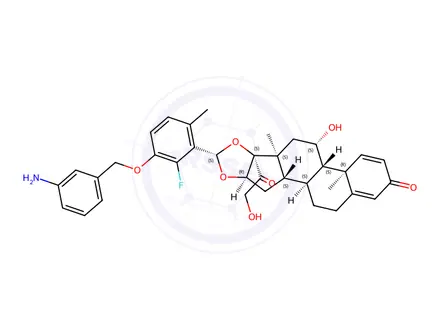 Chemical structure of Glucocorticoid receptor agonist-3