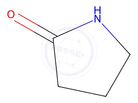 Chemical structure of 2-Pyrrolidinone
