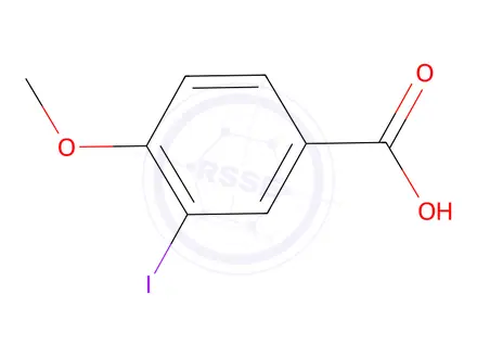 Chemical structure of 3-Iodo-4-methoxybenzoic Acid