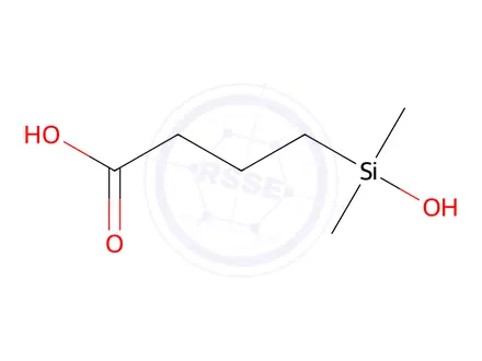 Chemical structure of 4-(Hydroxydimethylsilyl)butanoic acid