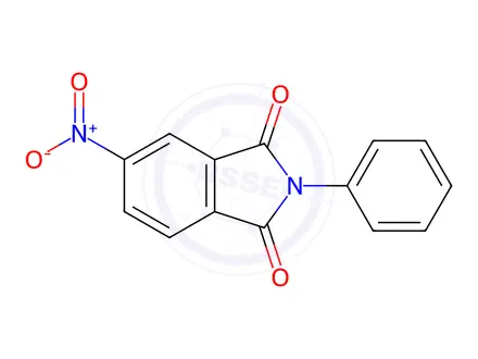 Chemical structure of 4-Nitro-N-phenylphthalimide