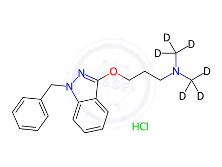 Chemical structure of Benzydamine-d6 Hydrochloride