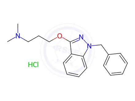 Chemical structure of Benzydamine Hydrochloride