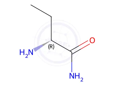 Chemical structure of (R) -2-aminobutylamide