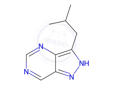 Chemical structure of 3-Isobutylpyrazolo[4,3-d]pyrimidine
