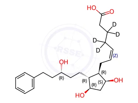 Chemical structure of Latanoprost EP Impurity H-d4
