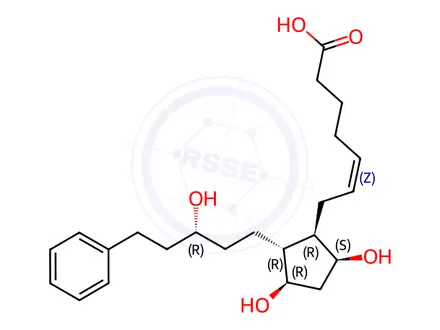 Chemical structure of Latanoprost Related Compound E