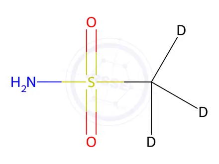 Chemical structure of Methane-d3-sulfonamide