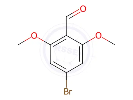 Chemical structure of 4-Bromo-2,6-Dimethoxybenzaldehyde