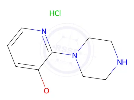 Chemical structure of 1-(3-Methoxypyridin-2-yl)piperazine hydrochloride