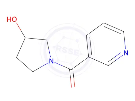 Chemical structure of 1-(pyridine-3-carbonyl)pyrrolidin-3-ol