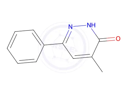 Chemical structure of 4-methyl-6-phenylpyridazin-3(2H)-one