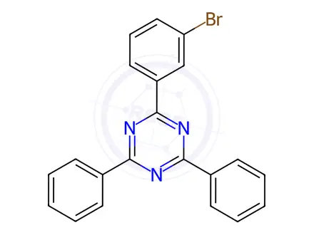 Chemical structure of 2-(3-Bromophenyl)-4,6-diphenyl-1,3,5-triazine