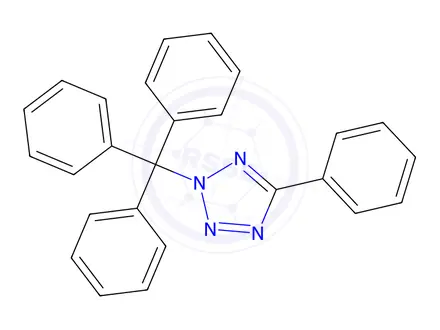 Chemical structure of 5-Phenyl-2-(triphenylmethyl)-2H-tetrazole 5-Phenyl-2-trityltetrazole 87268-78-8