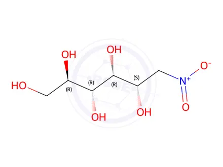 Chemical structure of 1-DEOXY-1-NITRO-D-SORBITOL
