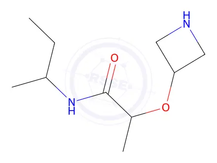 Chemical structure of 2-(Azetidin-3-yloxy)-N-(sec-butyl)propanamide