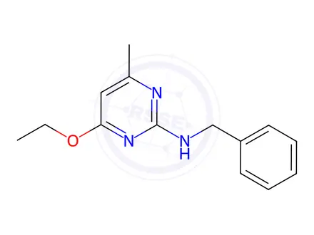 Chemical structure of N-benzyl-4-ethoxy-6-methylpyrimidin-2-amine
