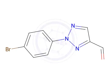 Chemical structure of 2-(4-Bromophenyl)-2h-1,2,3-triazole-4-carbaldehyde