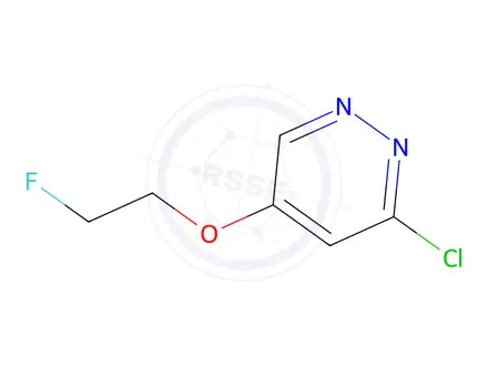 Chemical structure of 3-Chloro-5-(2-fluoroethoxy)pyridazine