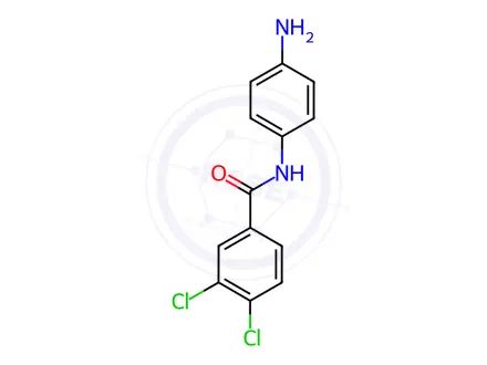 Chemical structure of N-(4-Aminophenyl)-3,4-dichlorobenzamide