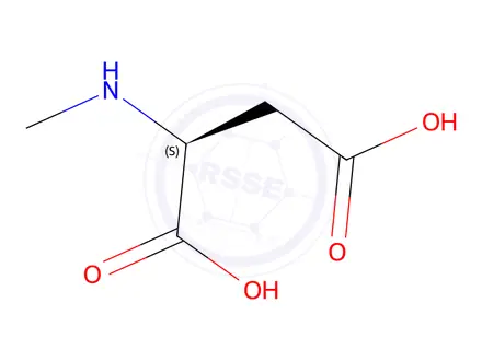 Chemical structure of N-Methyl-L-aspartic Acid
