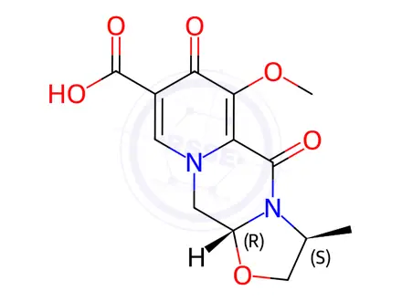 Chemical structure of Methoxy Cabotegravir Impurity