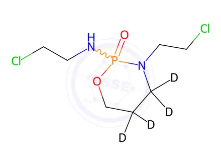 Chemical structure of Ifosfamide-d4