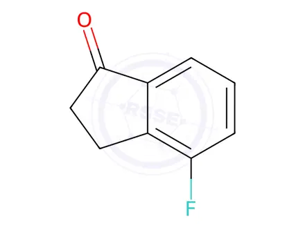 Chemical structure of 4-Fluoro-1-indanone