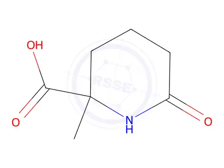 Chemical structure of 2-Methyl-6-oxopiperidine-2-carboxylic acid