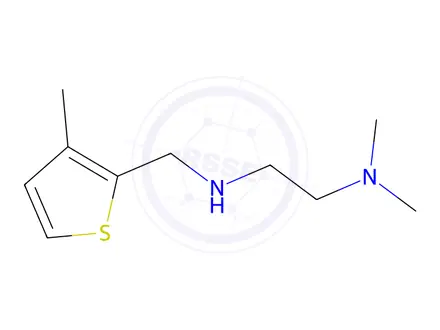 Chemical structure of N1,N1-dimethyl-N2-((3-methylthiophen-2-yl)methyl)ethane-1,2-diamine dihydrochloride