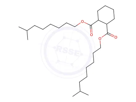 Chemical structure of Bis(isononyl)cyclohexane 1,2-dicarboxylate