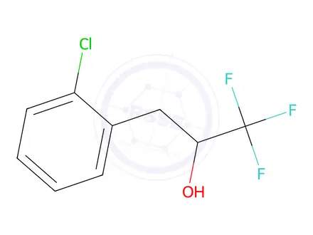 Chemical structure of 3-(2-Chlorophenyl)-1,1,1-trifluoropropan-2-ol
