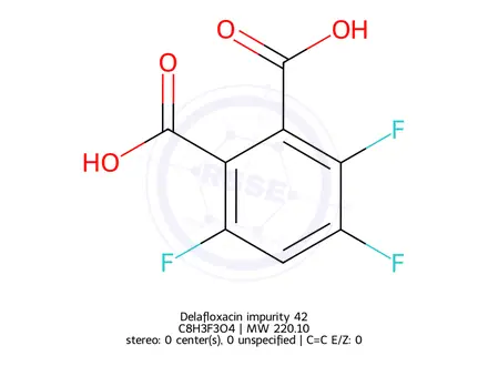 Chemical structure of Delafloxacin Impurity 70