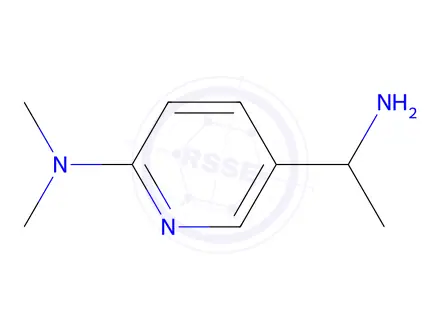 Chemical structure of 5-(1-Aminoethyl)-n,n-dimethylpyridin-2-amine