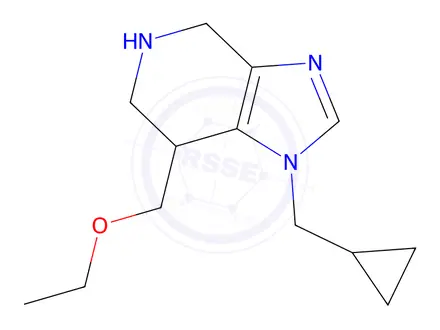 Chemical structure of 1-(Cyclopropylmethyl)-7-(ethoxymethyl)-4,5,6,7-tetrahydro-1H-imidazo[4,5-c]pyridine