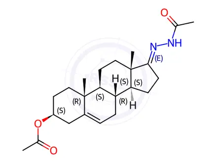 Chemical structure of Abiraterone Acetate N-Acetyl Impurity