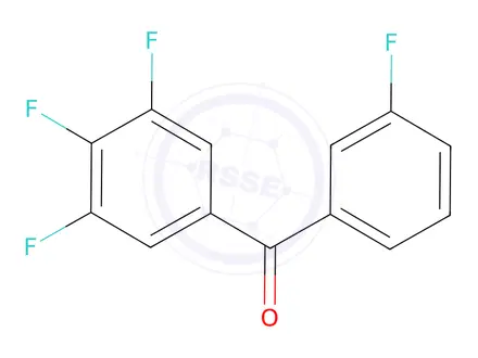 Chemical structure of (3,4-Difluorophenyl)(3,5-difluorophenyl)methanone