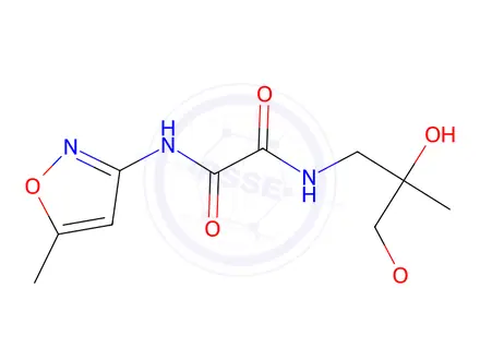 Chemical structure of N1-(2-Hydroxy-3-methoxy-2-methylpropyl)-N2-(5-methylisoxazol-3-yl)oxalamide