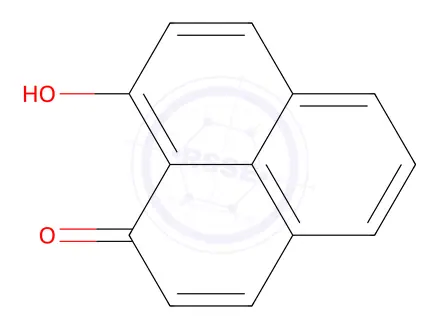 Chemical structure of 9-hydroxyÂphenalenone