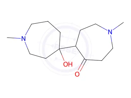 Chemical structure of 4'-hydroxy-1,1'-dimethyl-[4,4'-biazepan]-5-one