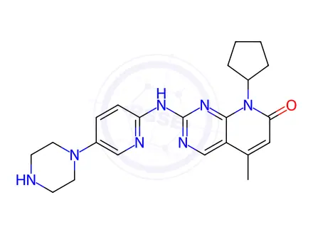 Chemical structure of Palbociclib Impurity 1