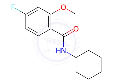 Chemical structure of N-Cyclohexyl-4-fluoro-2-methoxybenzamide