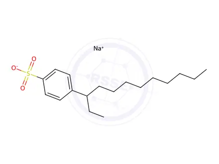 Chemical structure of Sodium Dodecylbenzenesulfonate, mixture of C10-C14